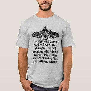 Wings As Eagles Isaiah 40:31 T-Shirt