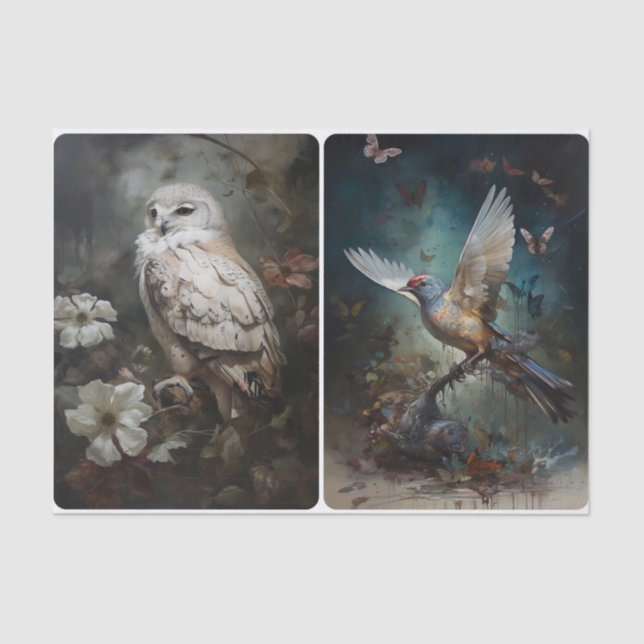 Wings at Dusk  Tissue Paper (Front)