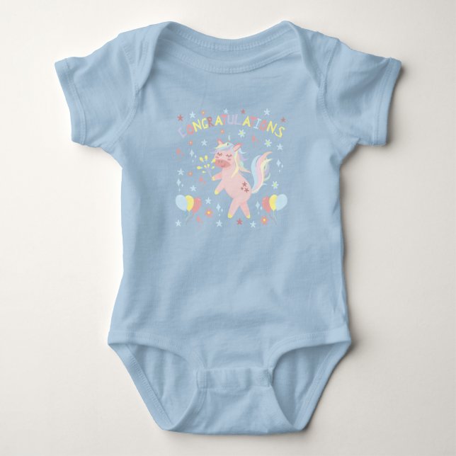 Wings- Baby Jersey Bodysuit (Front)