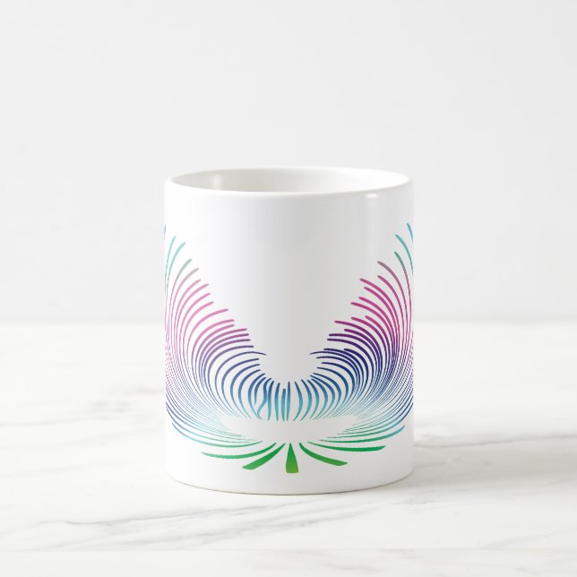 Wings (Blue) Coffee Mug (Center)