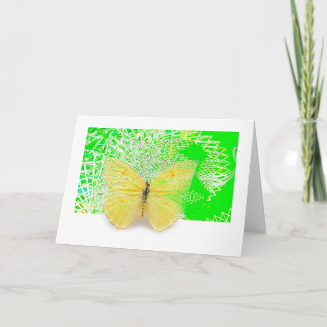 Wings Butterfly Card (Front)