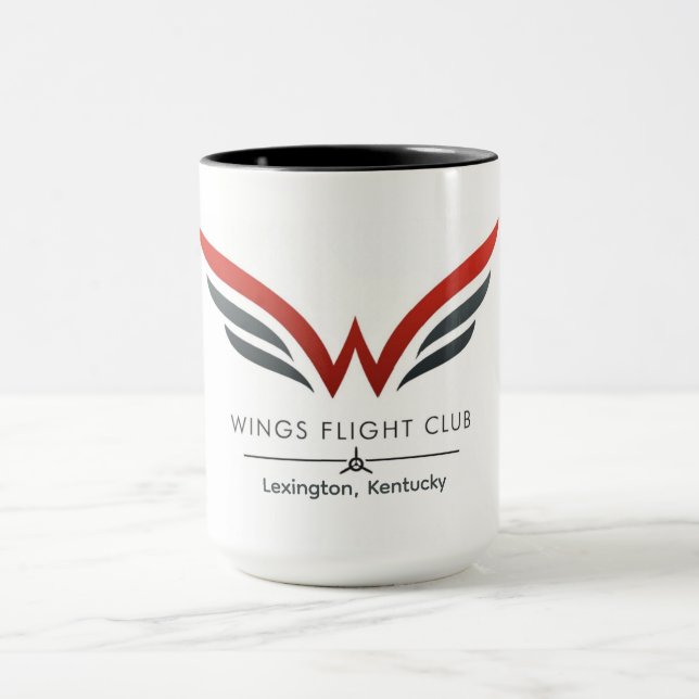 Wings Flight Club Coffee Mug (Center)