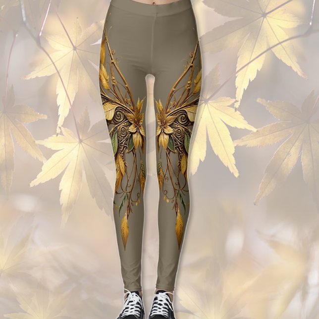 Wings &  Leaves Leggings (Creator Uploaded)