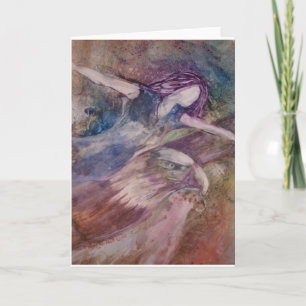 Wings Like Eagles Greeting Card