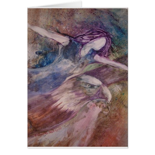 Wings Like Eagles Greeting Card