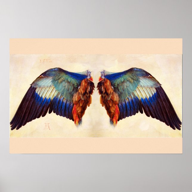 WINGS OF AN EUROPEAN ROLLER POSTER (Front)