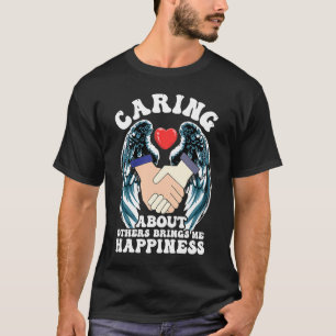 wings of angel women men motivational caring about T-Shirt