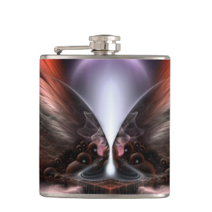Wings Of Anthropolis HC 6oz Vinyl Wrapped Flask