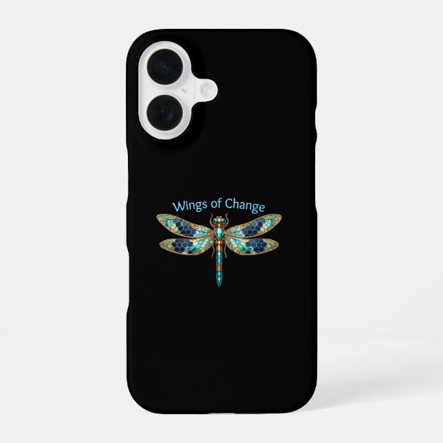 Wings of Change iPhone 16 Case (Back)