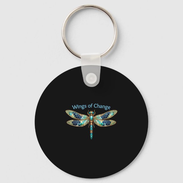 Wings of Change Key Ring (Front)