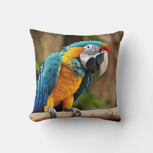 Wings of Colour: The Macaw Cushion