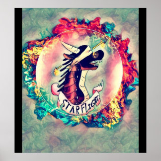 Wings of Dragon Fire Starflight Graphic Poster
