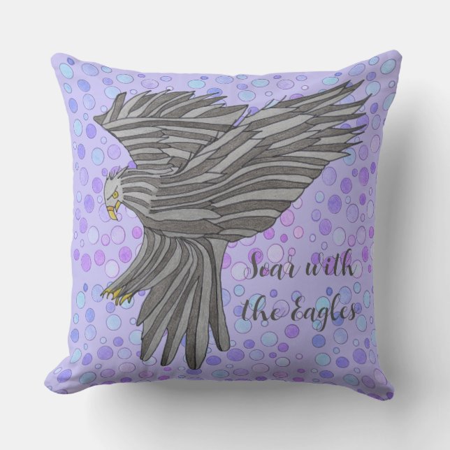 Wings of Eagles Pillow (Front)