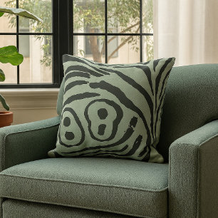Wings of Echo Smoky Forest Cushion