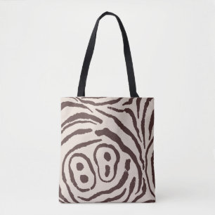 Wings of Echo Velvet Mocha Tote Bag