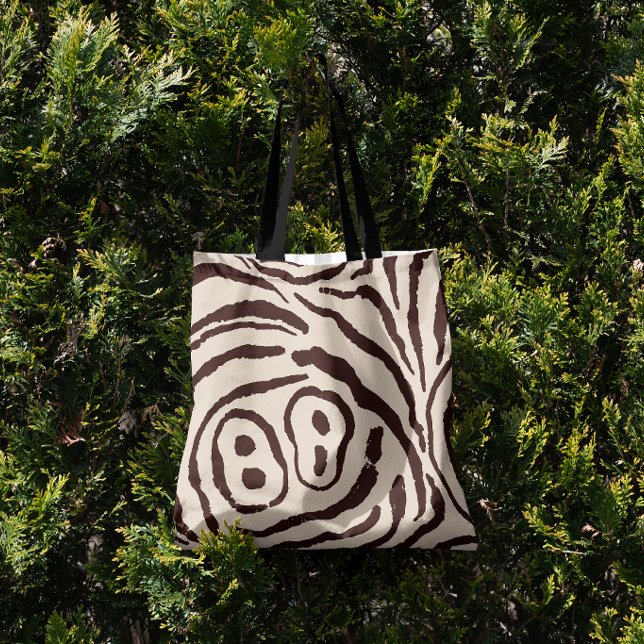 Wings of Echo Velvet Mocha Tote Bag (Creator Uploaded)