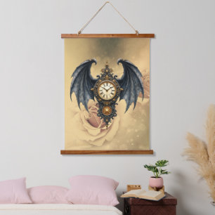 Wings of Eternity – The Timeless Guardian. Hanging Tapestry