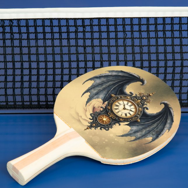 Wings of Eternity – The Timeless Guardian.  Ping Pong Paddle (Insitu)