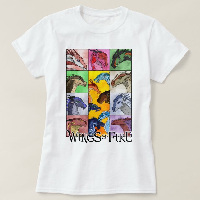 Wings of Fire Eras Tour Inspired Dragon Lover T-Shirt (Design Front)