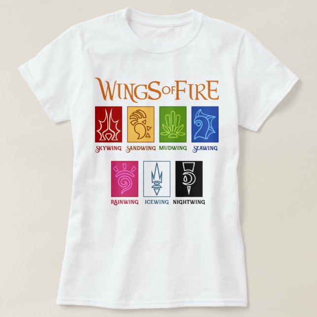 Wings of Fire Queen of Pyrrhia Darkstalker Bookish T-Shirt (Design Front)
