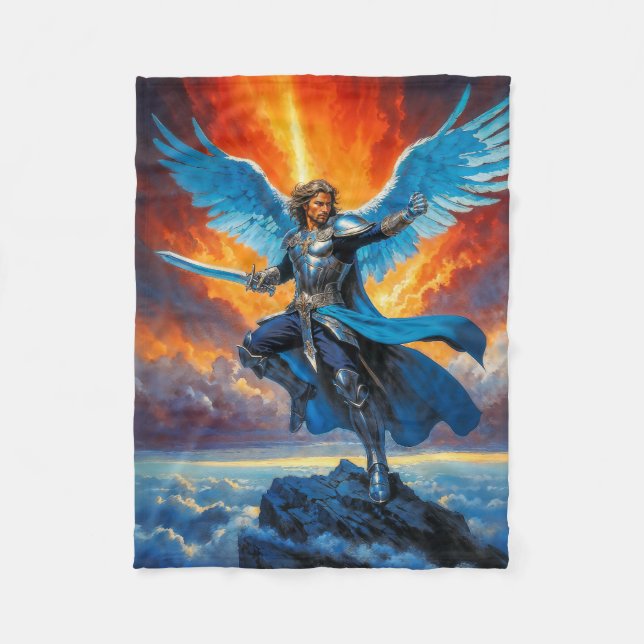 Wings of Glory Fleece Blanket (Front)