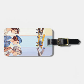 Wings of Her Own luggage tag