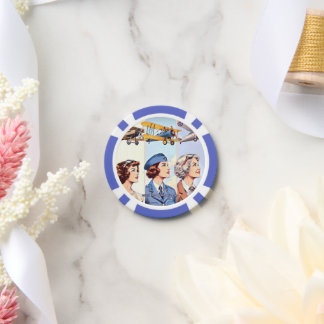 Wings of Her Own poker chips