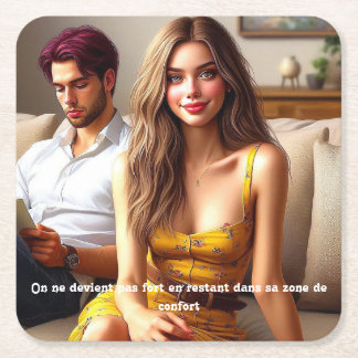 - Wings of Hope Square Paper Coaster