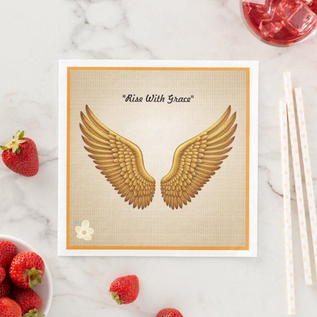 "Wings of Inspiration" Napkin (Insitu)