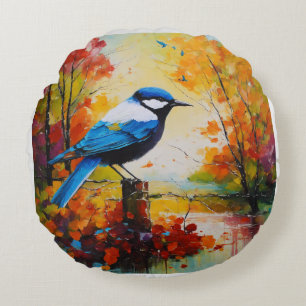 Wings of Joy Round Cushion