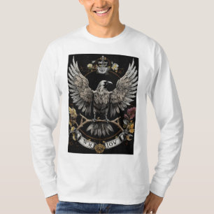 Wings of Legacy: The Majestic Black Crow Family Cr T-Shirt