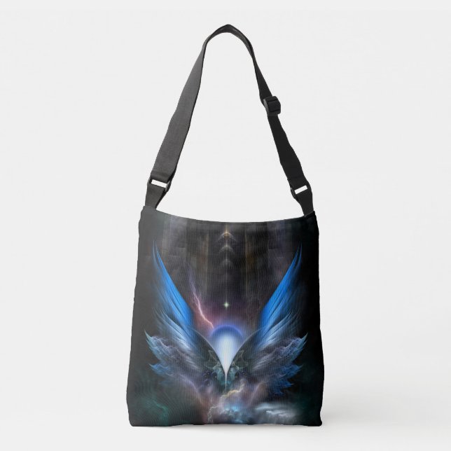 Wings Of Light Print All Over Cross Body Bag (Front)