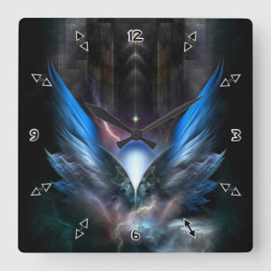 Wings Of Light Wall Clock