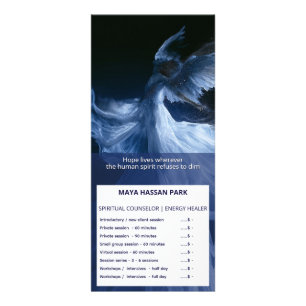 Wings of Light Winged Angel Rack Card