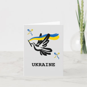 Wings of Peace: Ukraine Dove of Hope Card
