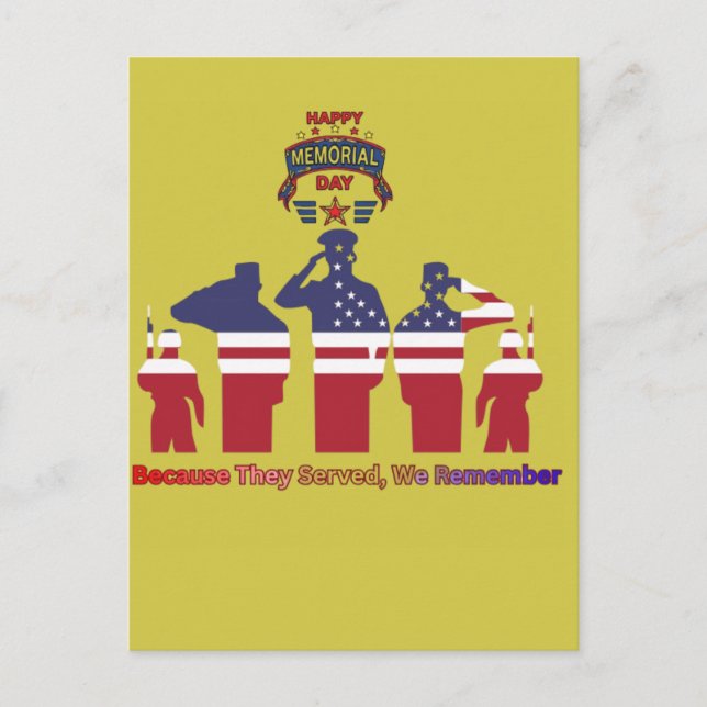 Wings of remembrance mustard yellow postcard (Front)