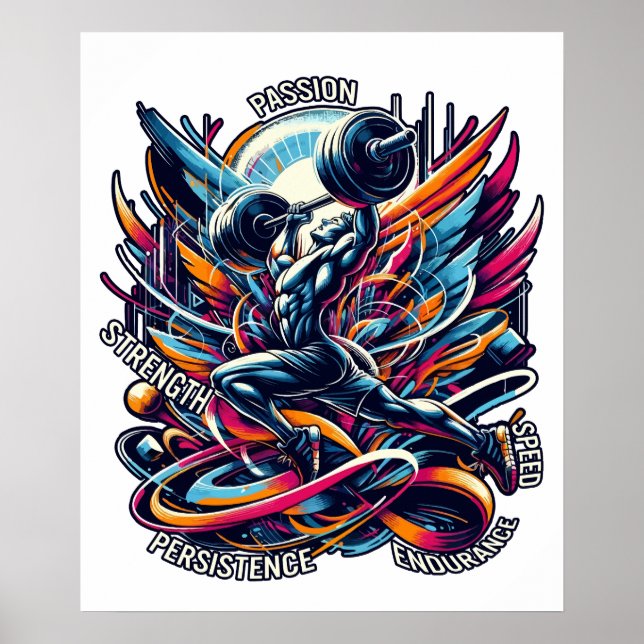 Wings of Strength Passion Power and Persistence Poster (Front)