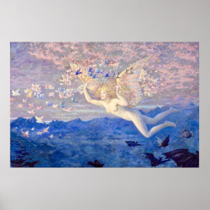 Wings of the Morning by Edward Robert Hughes Poster