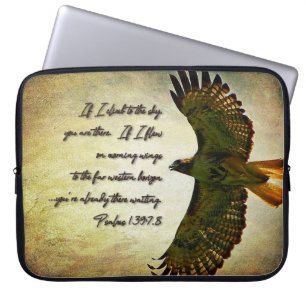 Wings of the Morning Inspirational Laptop Sleeve