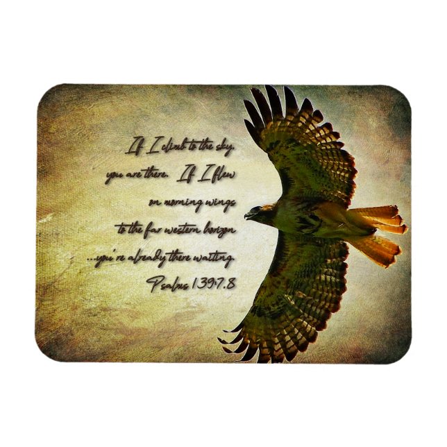Wings of the Morning Inspirational Magnet (Horizontal)