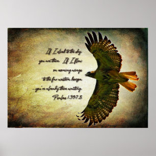 Wings of the Morning Inspirational Poster