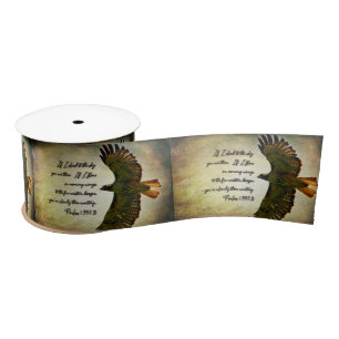 Wings of the Morning Inspirational Satin Ribbon