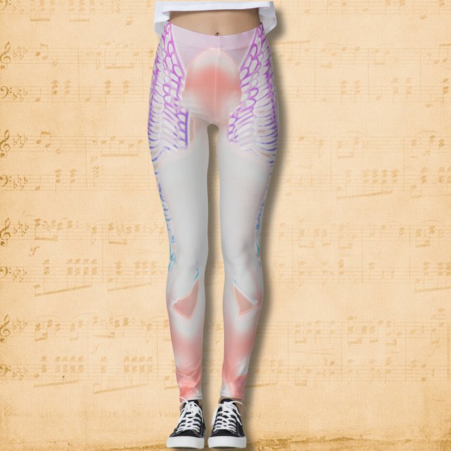Wings of Wellness: Angelic-inspired Healing Space Leggings (Creator Uploaded)