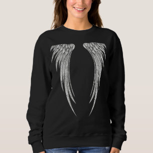 Wings On The Back Side Angel Wings Back Print 1 Sweatshirt