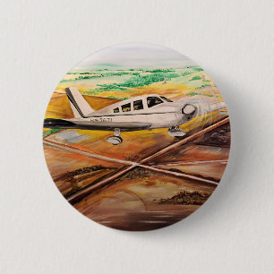Wings Over Kansas 6 Cm Round Badge