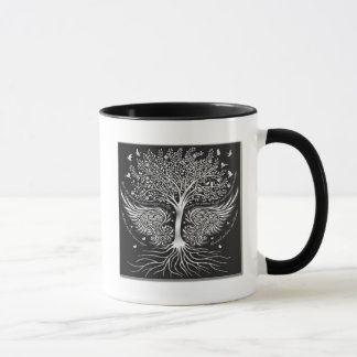 Wings To Fly and Tree with Roots Coffee Mug