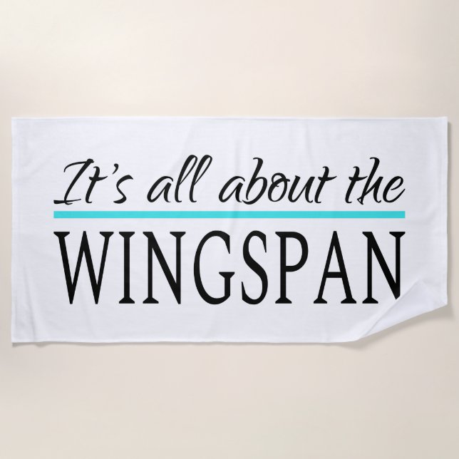 Wingspan Beach Towel (Front)