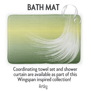 Wingspan Inspired Board Game Tabletop Gamer Bath Mat