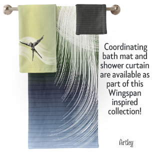 Wingspan Inspired Board Game Tabletop Gamer Pastel Bath Towel Set