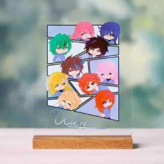 Wingz Multi Character Acrylic Sign